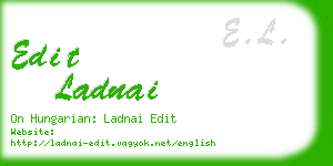 edit ladnai business card